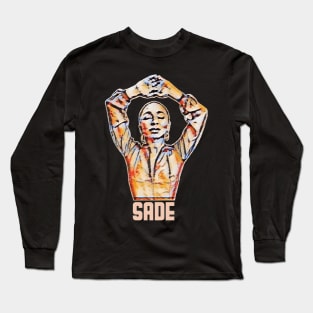 Sade /// Soul Singer Fan Art Long Sleeve T-Shirt